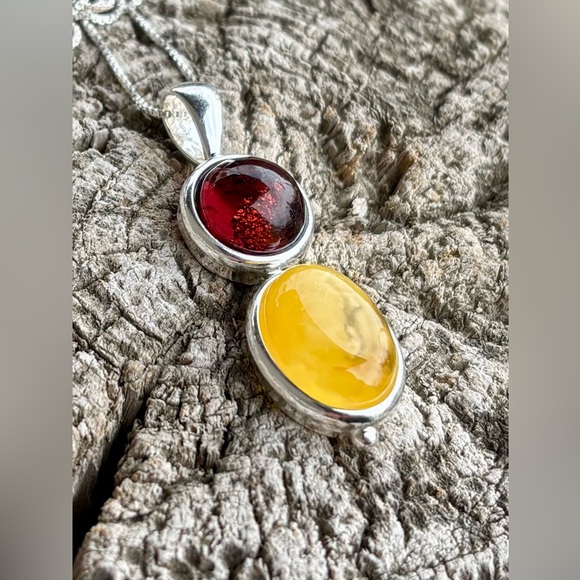 NEW! Butterscotch Amber & Baltic Amber Necklace - Picture 1 of 16